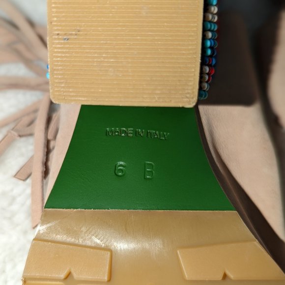 Donald J Pliner Tan Omara Suede Slingback Heels - Size 6 - Picture 7 of 9